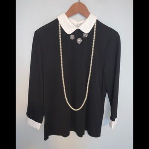 Karl Lagerfeld - Blouse with Pearls